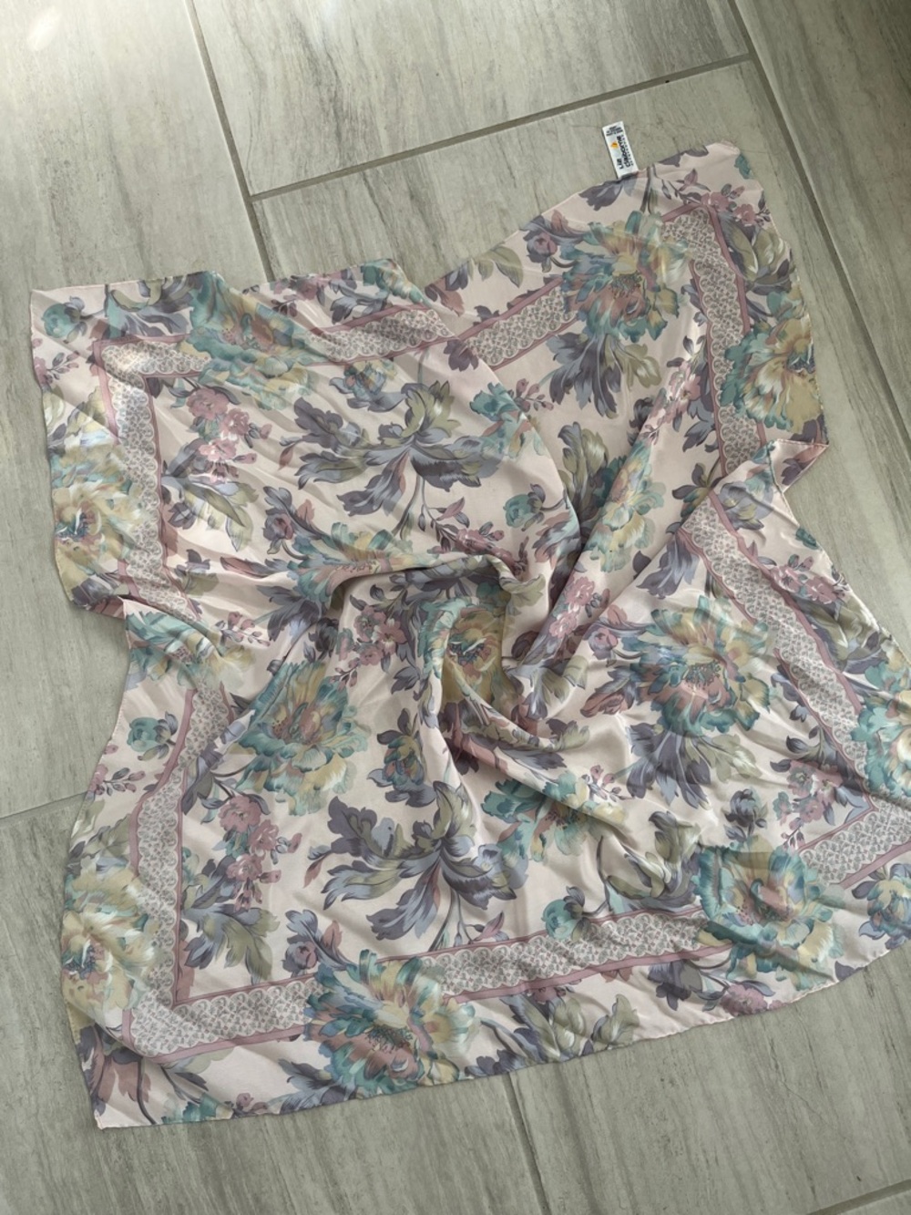 Vintage Liz Claiborne silk scarf